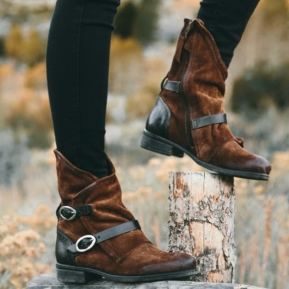 Miz Mooz Sidney Suede Boots Brown Size 6.5 GUC - Picture 8 of 8
